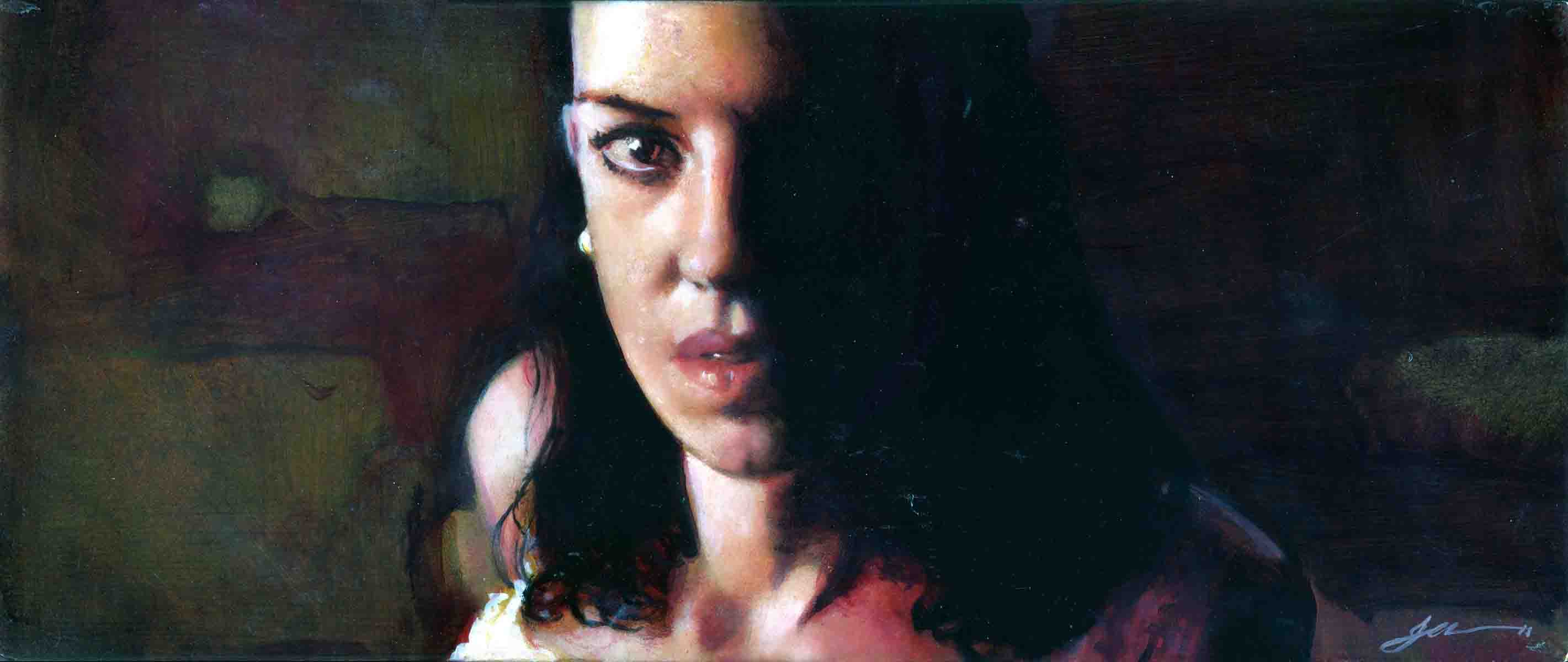 6_Lundell_5.5x13inch_Amovieabouttheearlydusk_Oil%26EggTemperaonPanel_2013